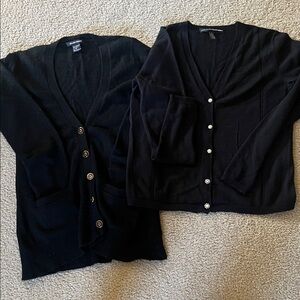 2 Ellen Tracy Black Cashmere Sweaters for Women